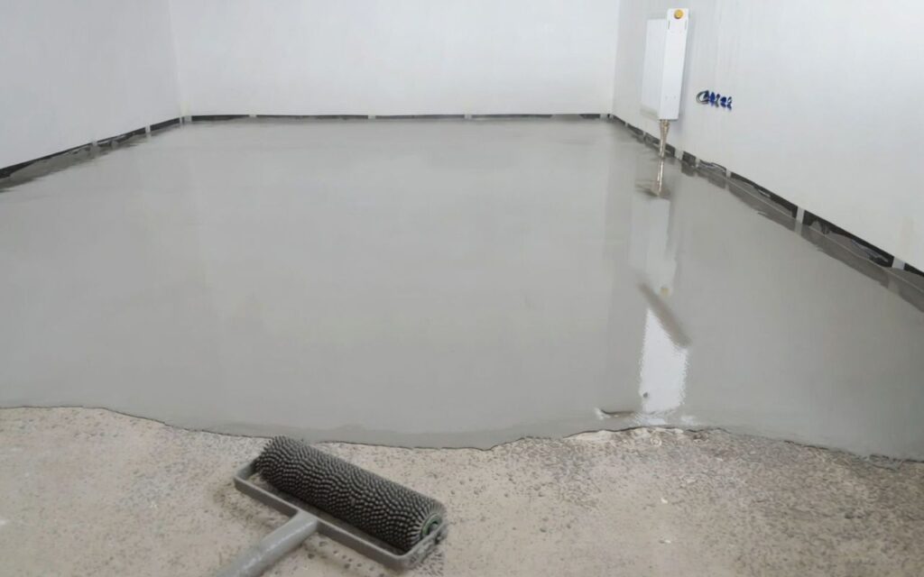 self leveling compound construction 02