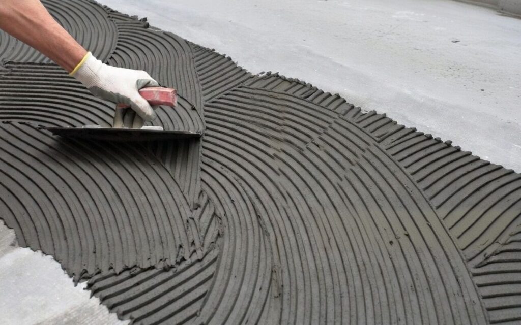 tile adhesive ceramic tile installation 03