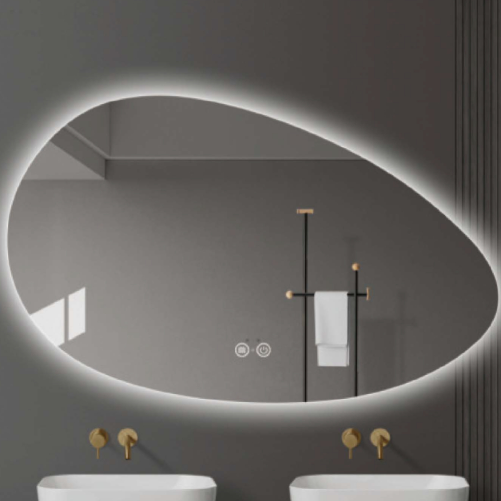 irregular shaped led vanity mirror kwm SS004 irregular shaped led vanity mirror kwm SS004