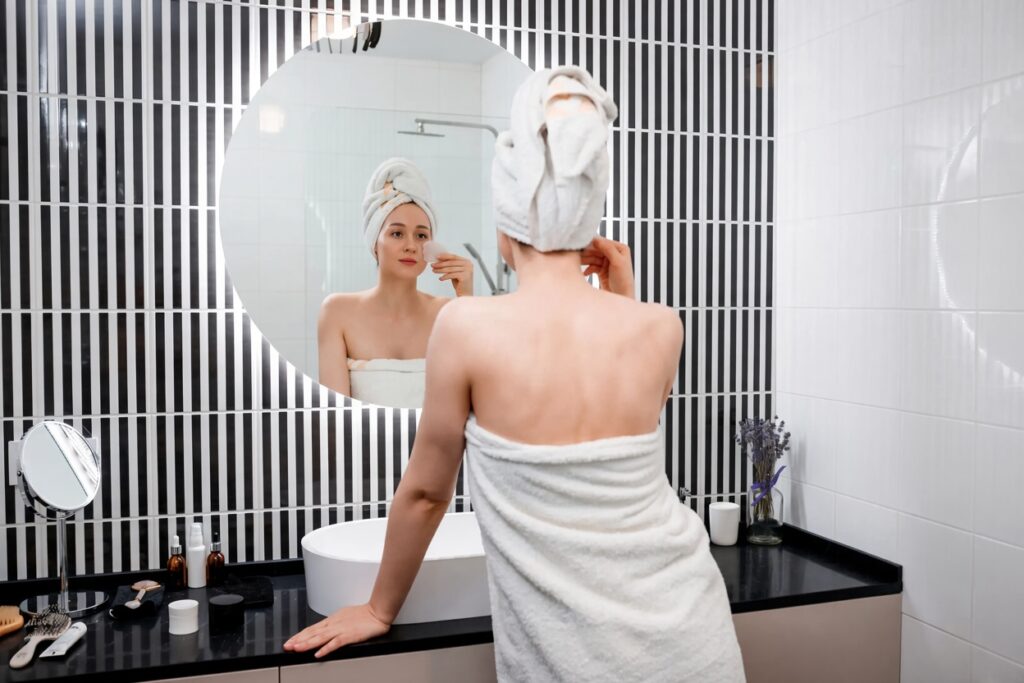 spa led mirror
